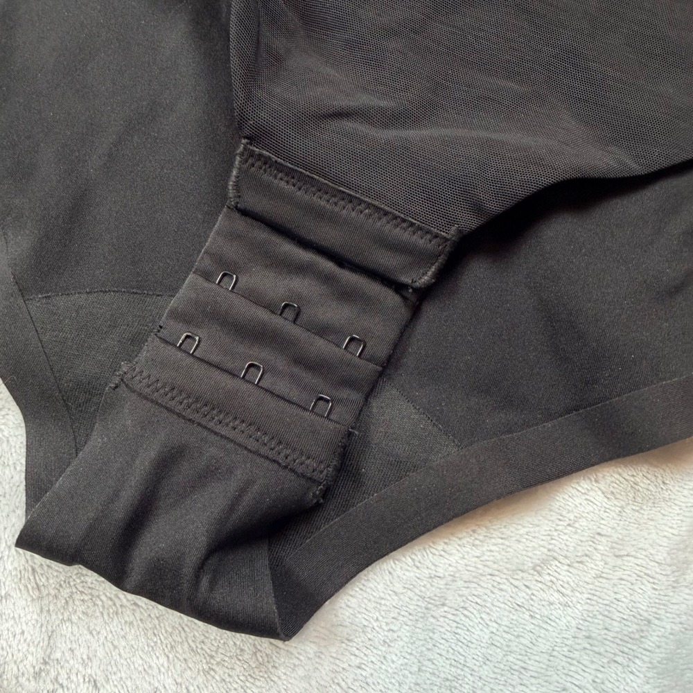 Honeylove LiftWear Bodysuit Black Mesh Shapewear LWBS0101 Size Medium - Picture 9 of 14